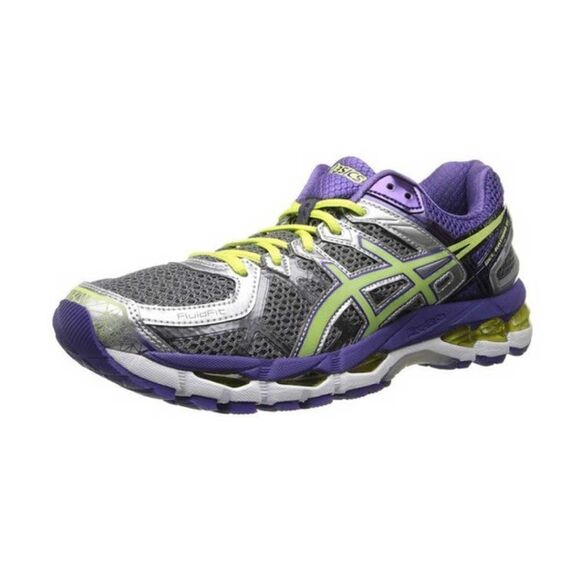 Mint Condition ASICS GEL KAYANO 21 10 US 42 EUR Womens Running Shoes Purple - Picture 2 of 12